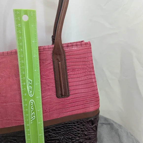 NWT Brahmin Pink and Brown Women's Bag